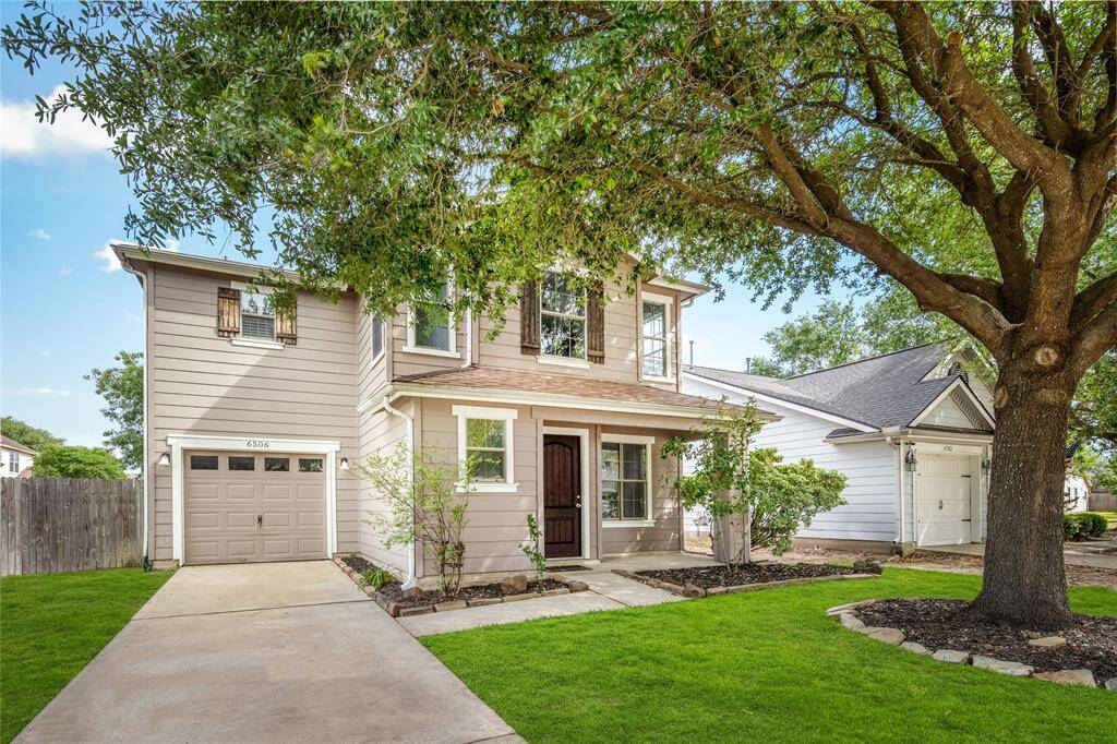 Welcome home to 6506 Fallbrook Park Lane. Your new two-story home has a single-car garage and features a beautiful mature tree in the front yard. The exterior features a welcoming front porch and attractive landscaping offering great curb appeal in a quiet neighborhood.