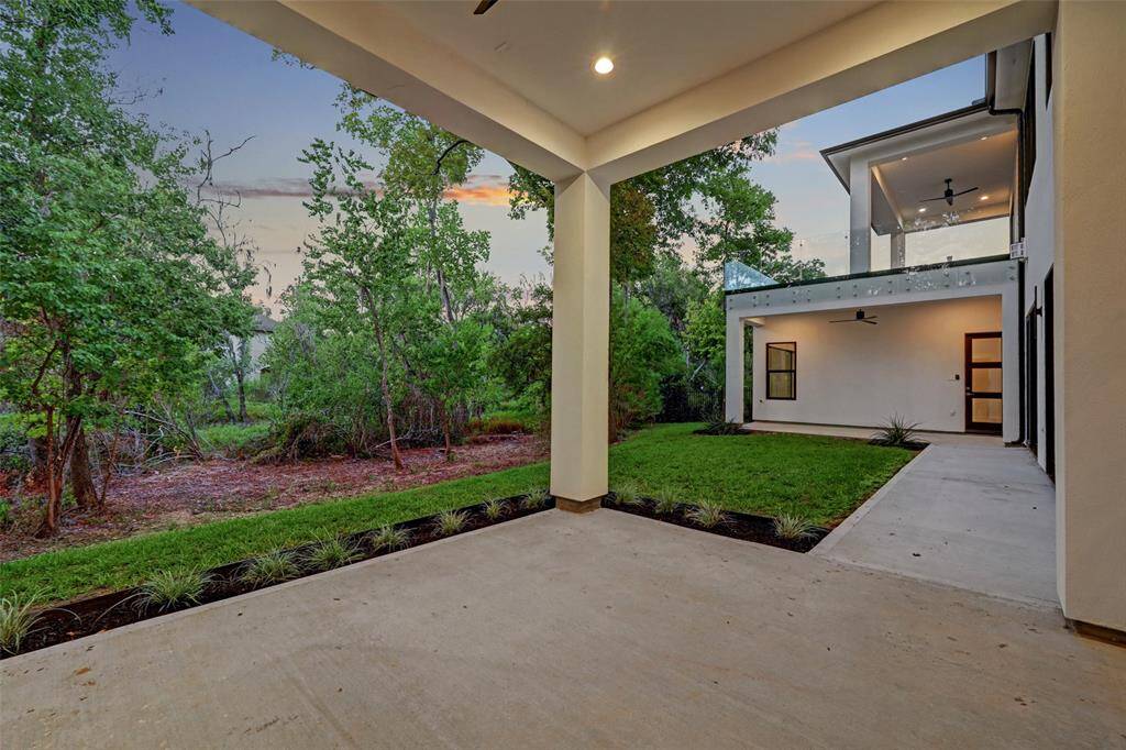 Because of the slope grading in the back yard,  from this angle it looks like deleted space.  Plenty or room for a pool, please visit in person for the true view.