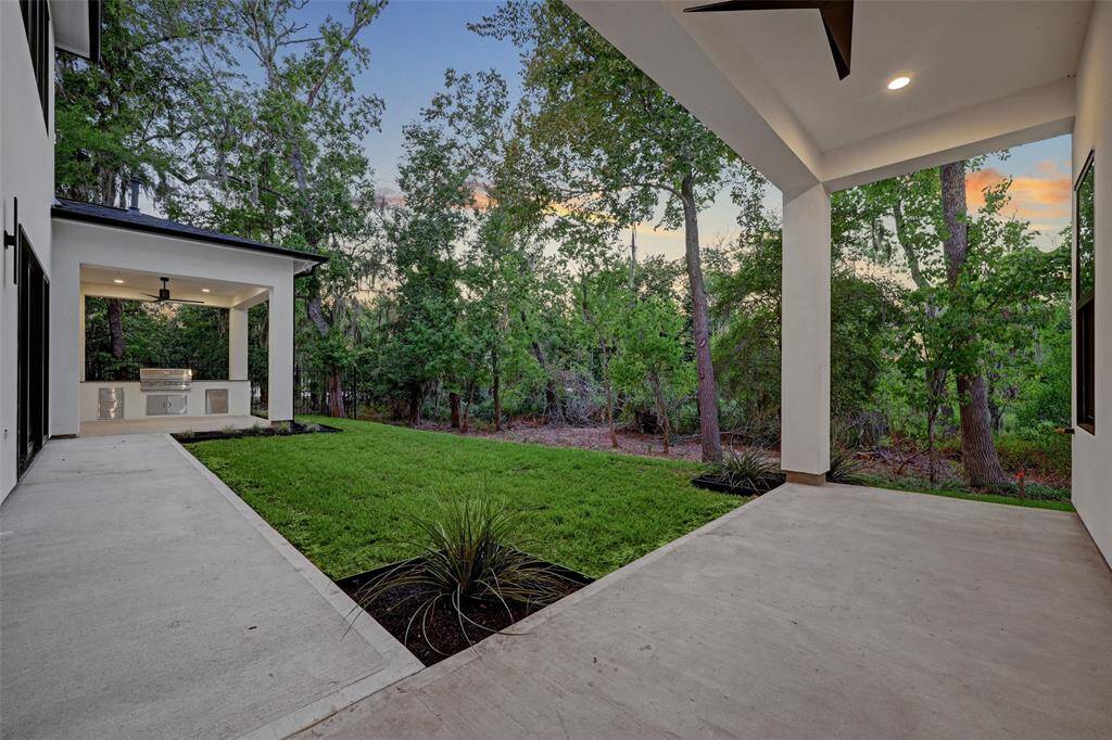 Because of the slope grading in the back yard,  from this angle it looks like deleted space.  Plenty or room for a pool, please visit in person for the true view.