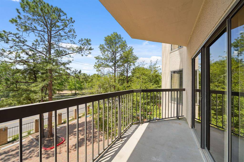 Step outside and enjoy your balcony.