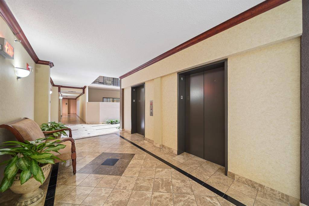 Take the Elevator up from the Lobby to access your unit.