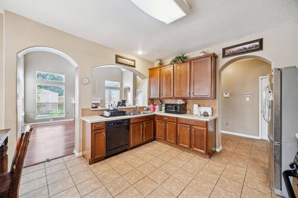 Natural light in kitchen