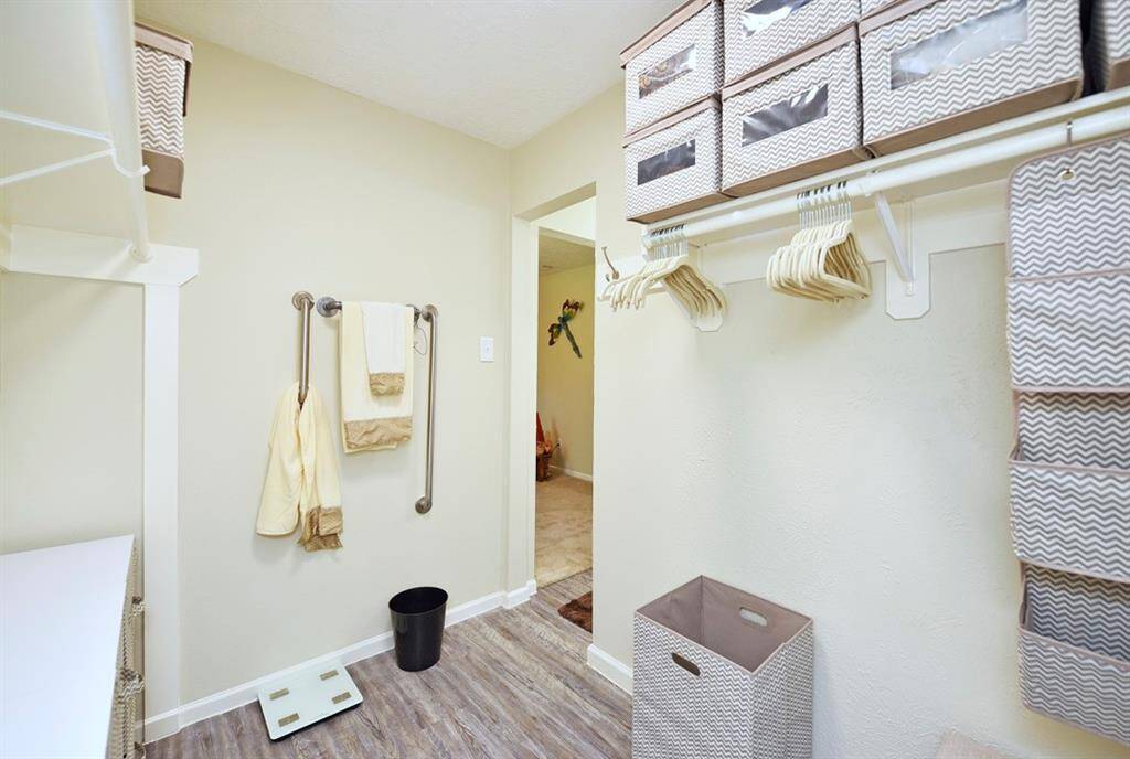 Primary closet