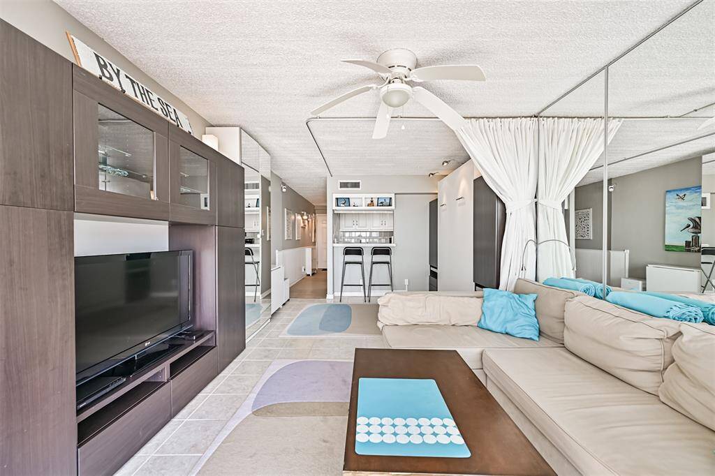 Condo being sold furnished.