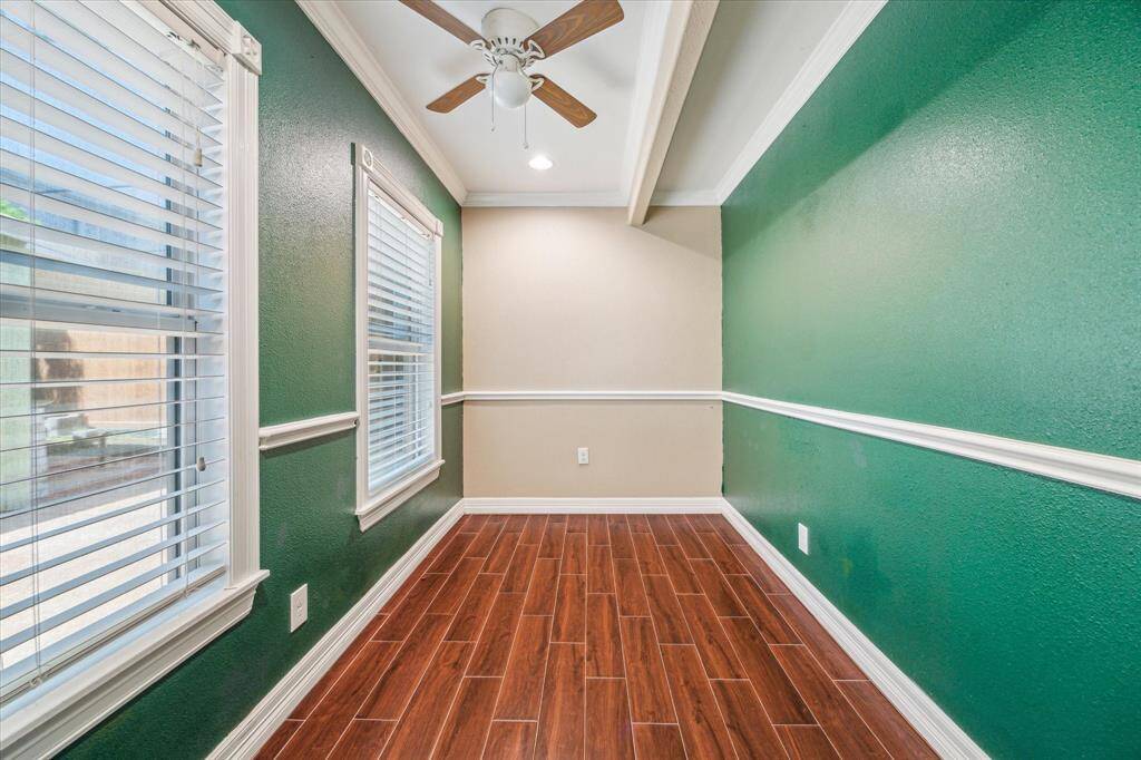 Versatile home office space, ideal for productivity or as a quiet retreat.