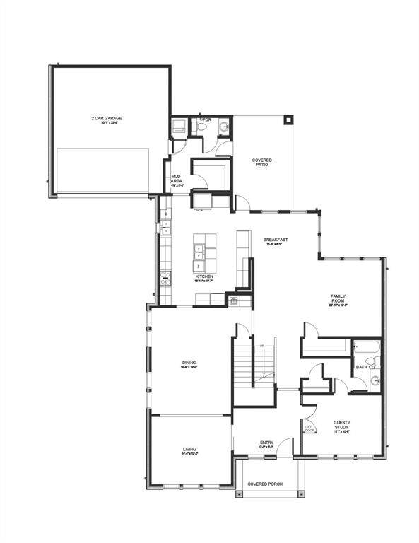 7914 Ludington Level 1 Plan