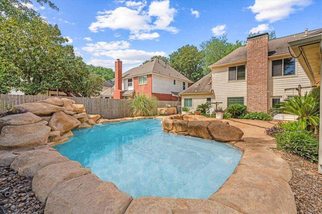 View of the your own backyard oasis