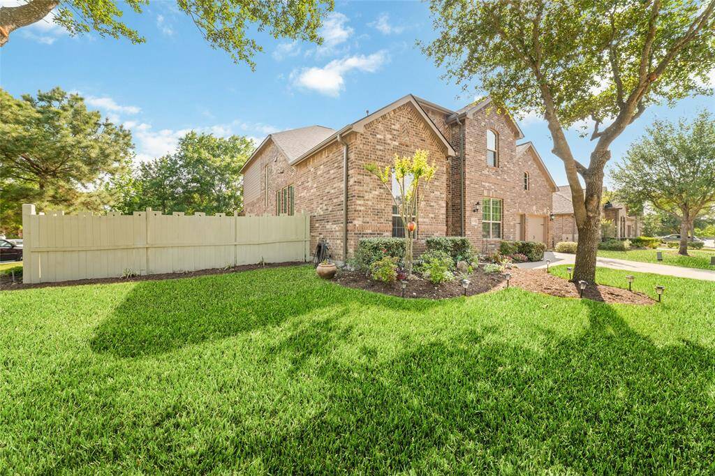 View from left - Large corner lot