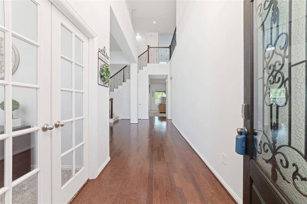 Entrance with office off to left