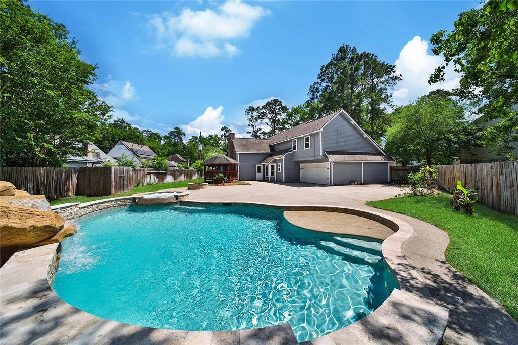 Sparkling salt water pool for endless summer fun.