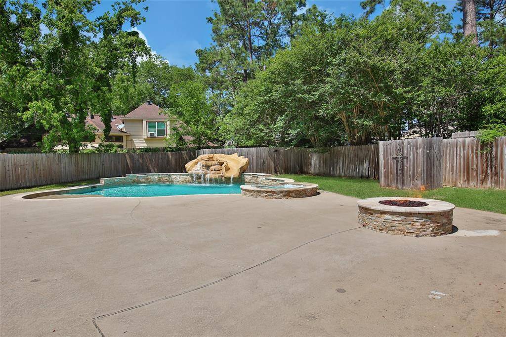 Fire pit nights and poolside days await.