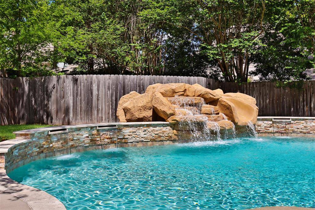 Poolside fun with a view and a slide!