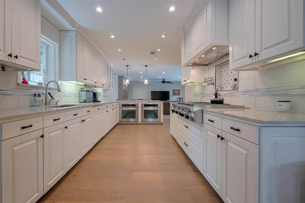 Tons of storage in this large remodeled kitchen