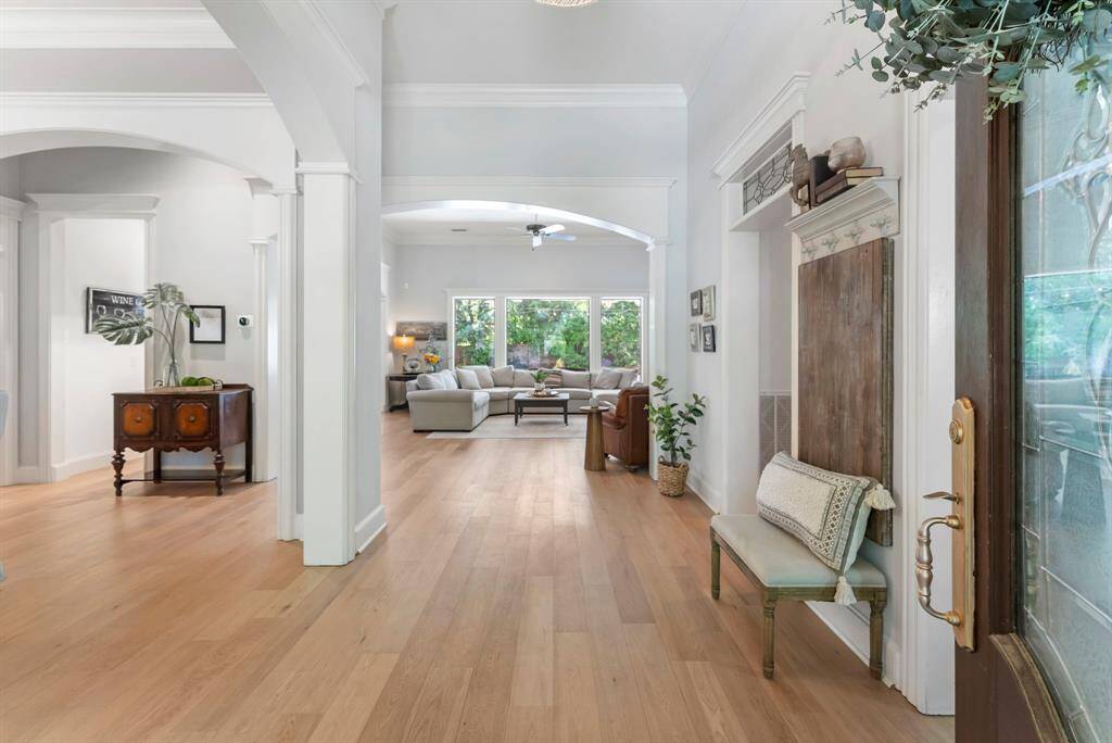 Welcome to this fully renovated & hard to find home with modern touches throughout while maintaining the true traditional ambiance.