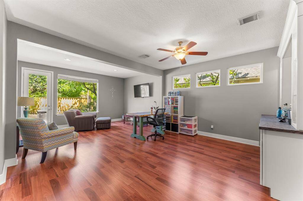 Downstairs family room