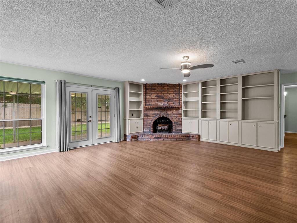 This property is loaded with many built-ins and custom shelving.