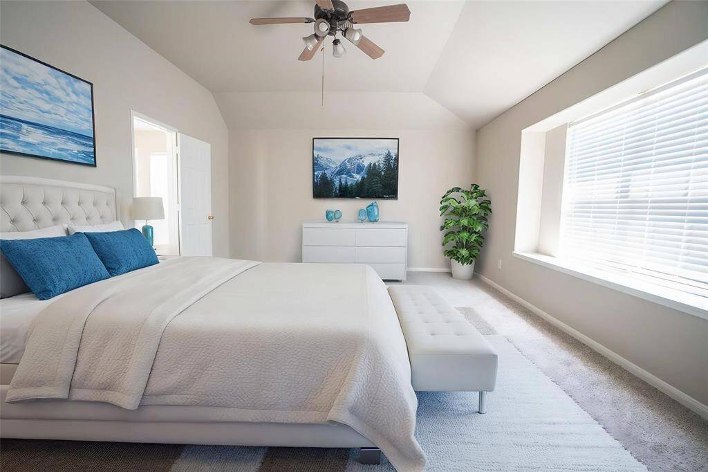 Primary bedroom  (Virtual staging)