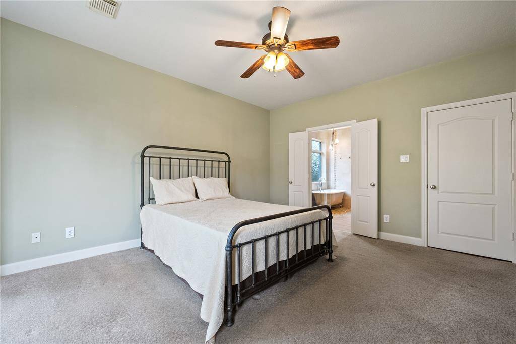 Spacious primary bedroom