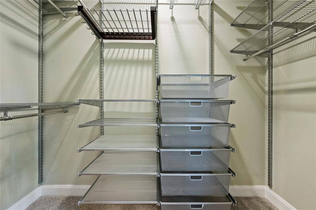 His closet
