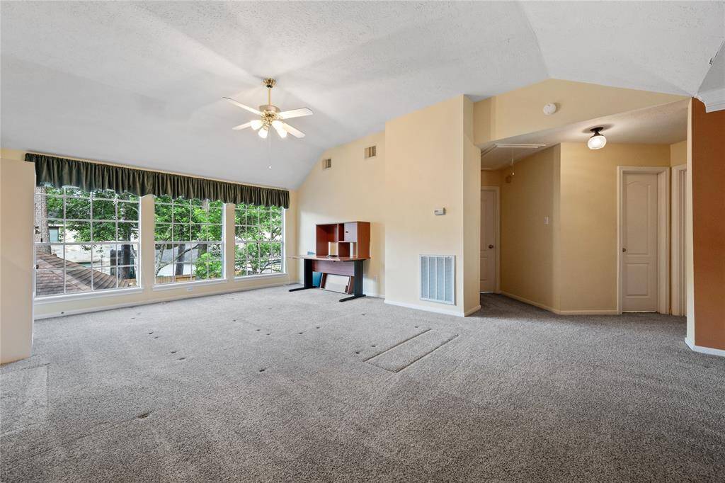 Upstairs game room