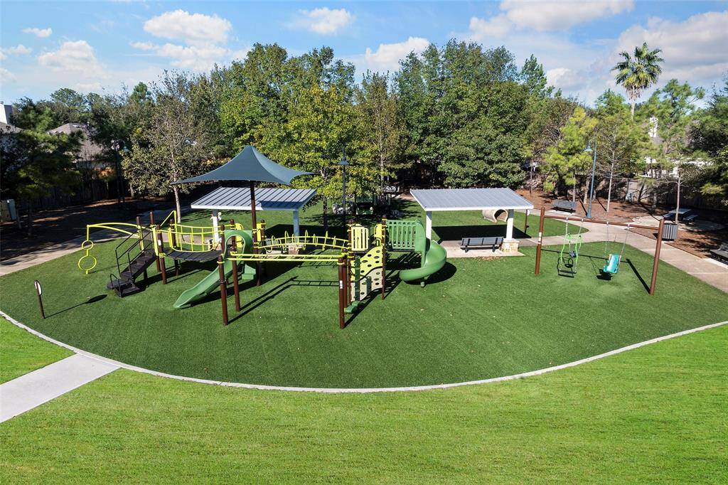 Many parks are situated in the neighborhood