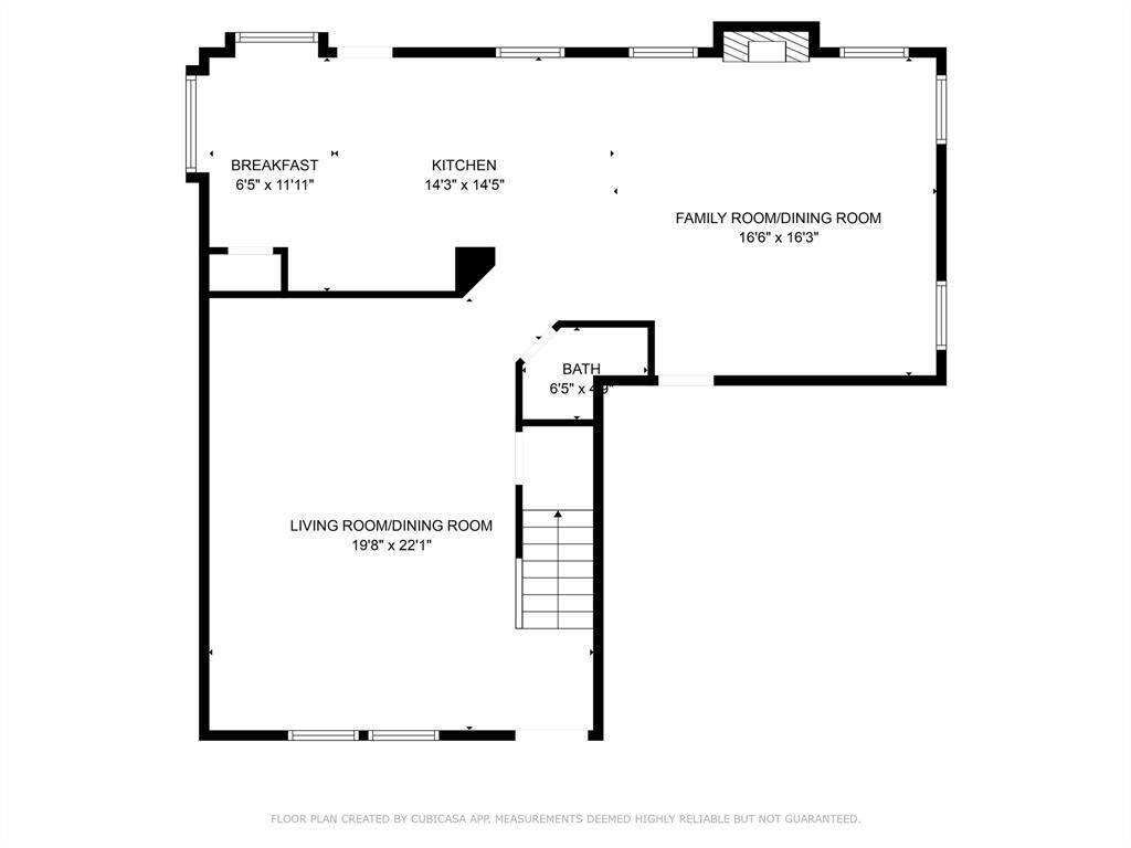 First floor layout-measurements are approximate
