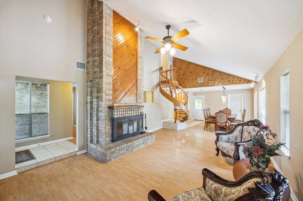 Spacious open-concept living and dining area, perfect for entertaining.