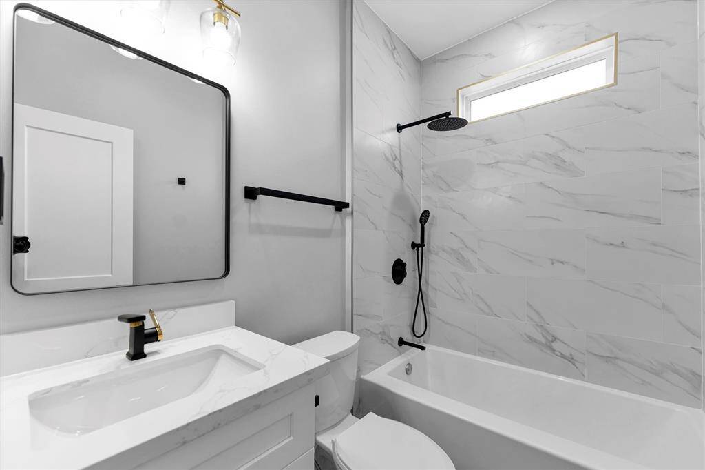 The home includes three bedrooms on the second two share a jack-in-jill bathroom, third bedroom has their own bathroom providing convenience and privacy for guests or family members