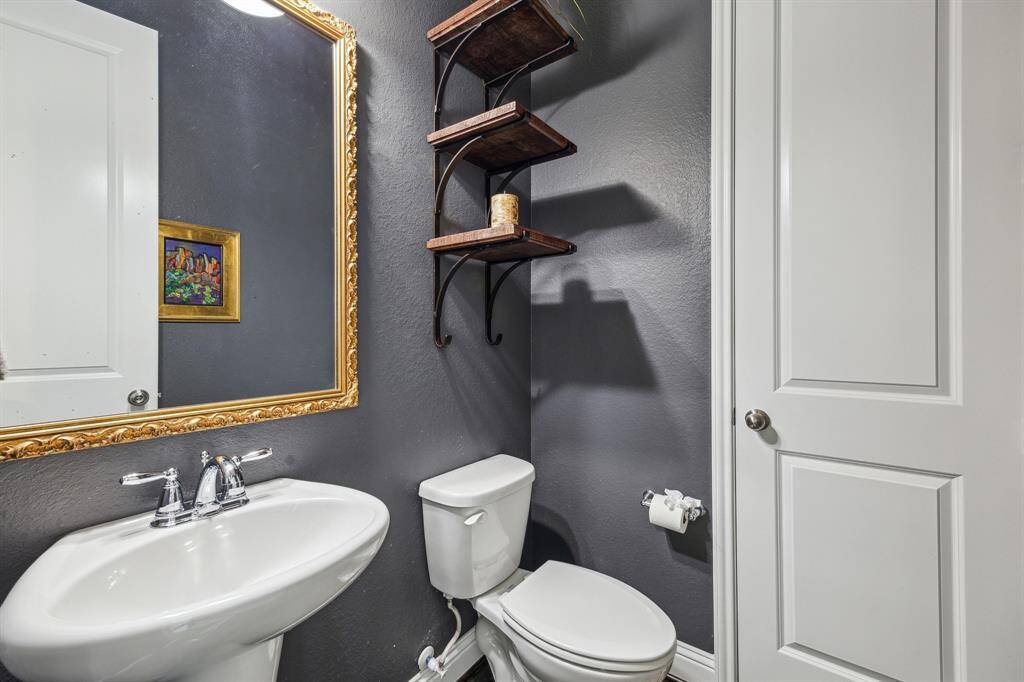 Intimate Powder Room Downstairs