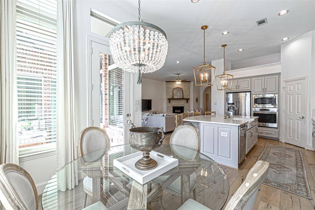 View of the kitchen from the casual breakfast nook