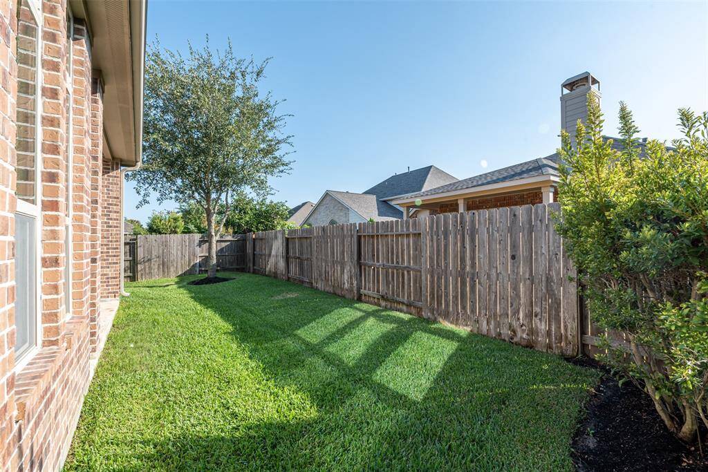 Yard includes french drains and sprinkler system
