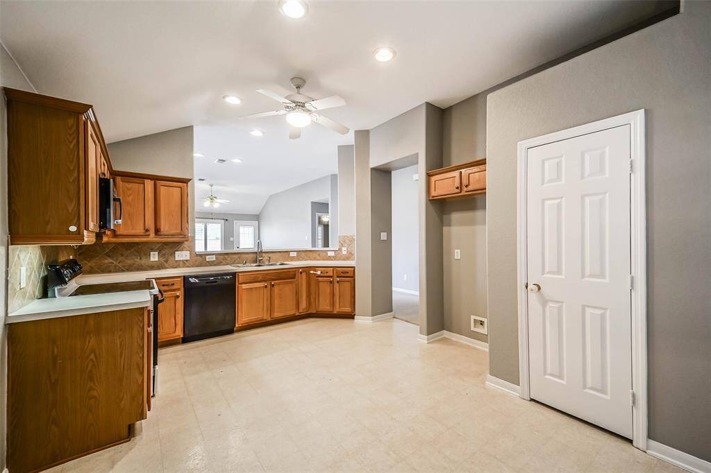 Kitchen is spacious and functional