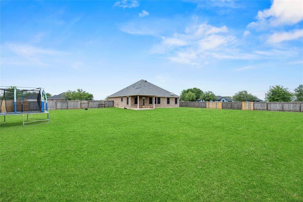 WOW!  Large back yard.