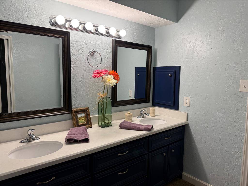 2nd Primary Bath with double sinks on 1st floor