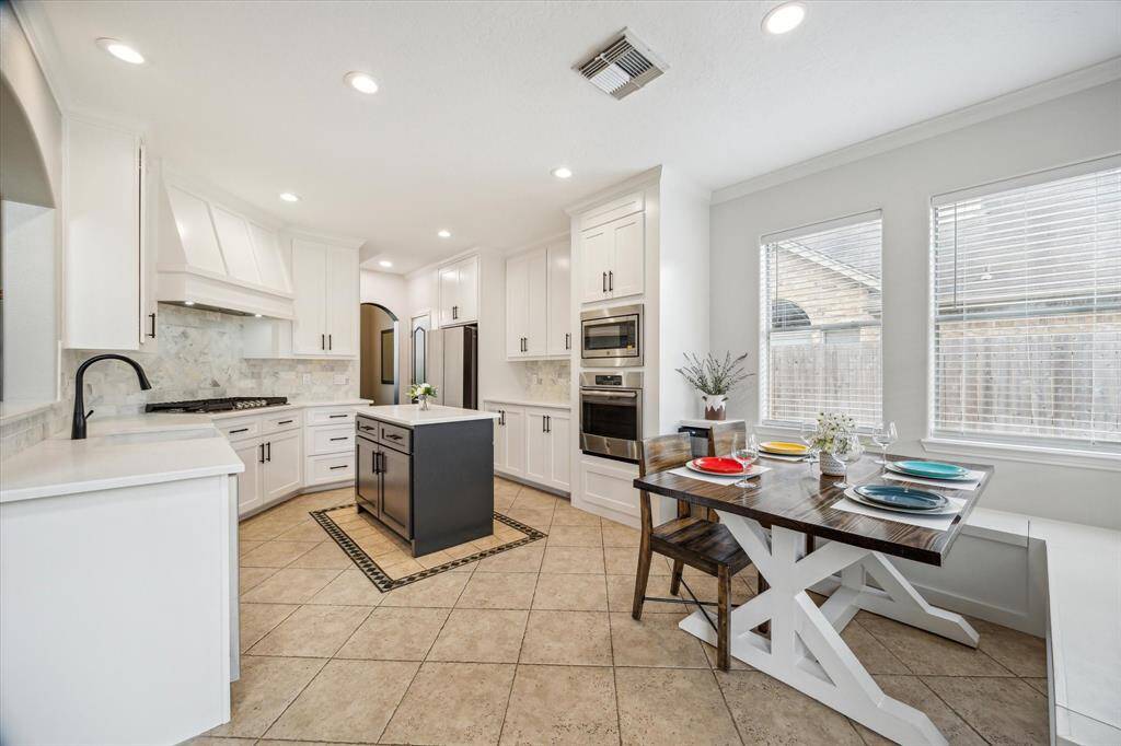 The kitchen was recently remodeled and is the heart of the home!