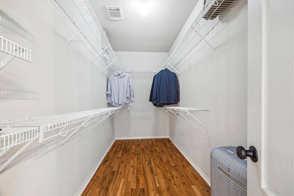 Huge walk in closet in the primary.