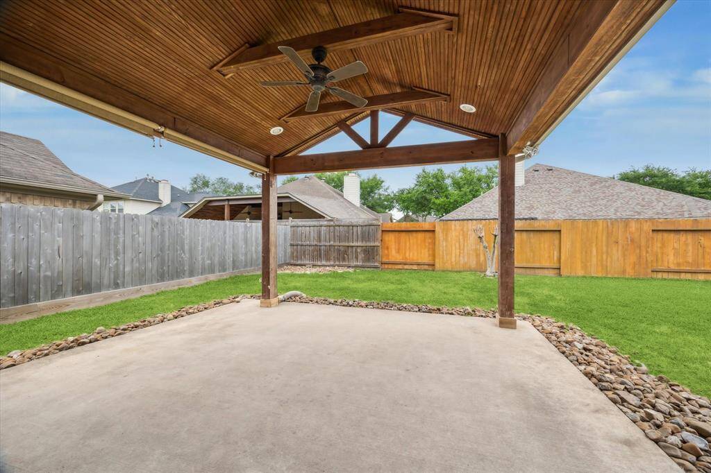 Beautiful covered patio!