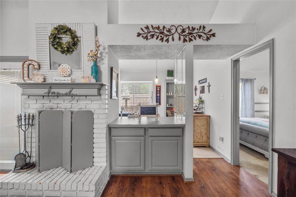 This sleek kitchen boasts stainless steel appliances (all included!), offering both style and function.