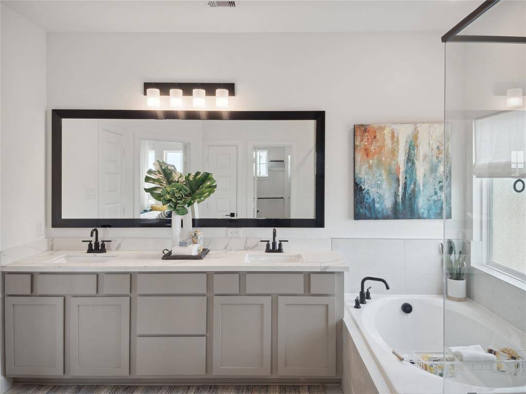 Relaxing primary bathThe Naples floor plan by K. Hovnanian Homes. 2nd Floor shown. *Prices, plans, dimensions, features, specifications, materials, and availability of homes or communities are subject to change without notice or obligation.