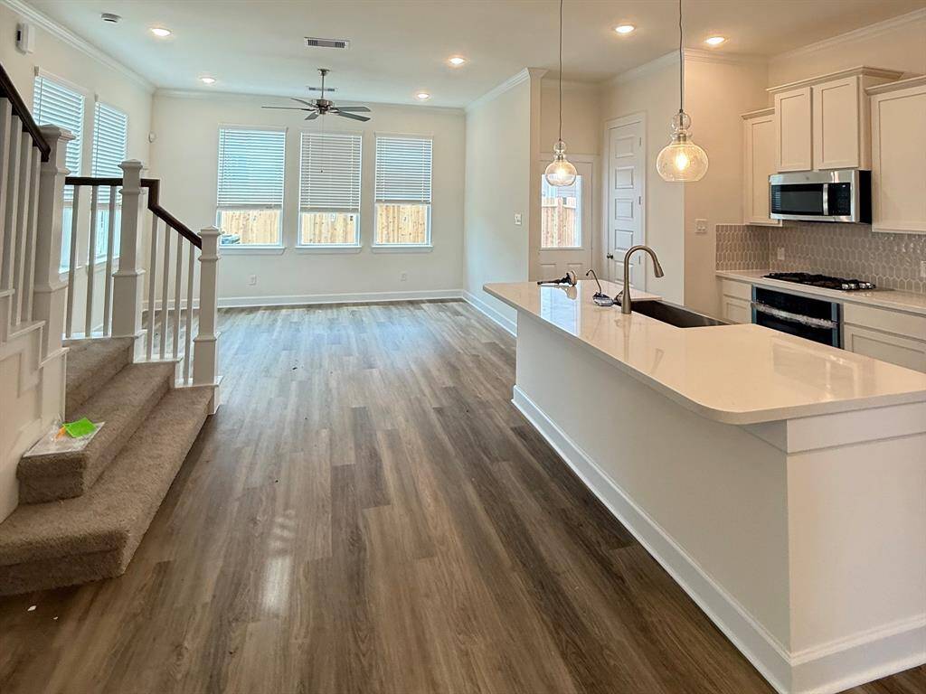Bright open floor plan