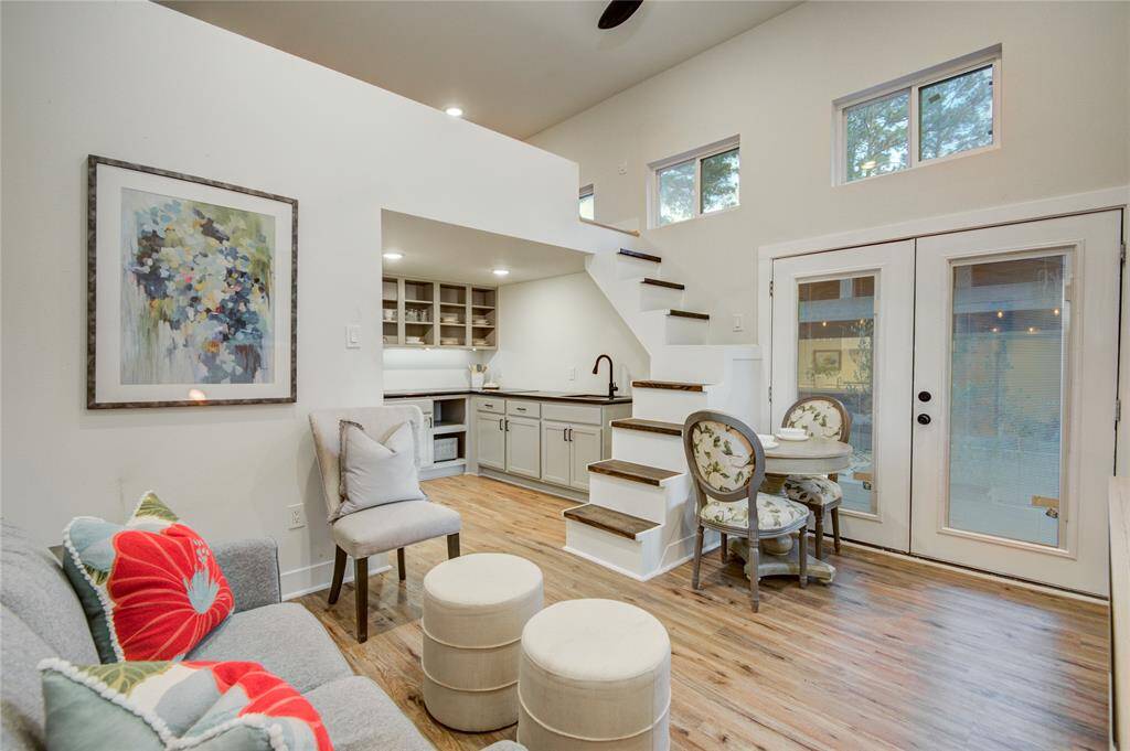 Wide open living, ding and kitchenette area provides great space for guests or NextGen family.
