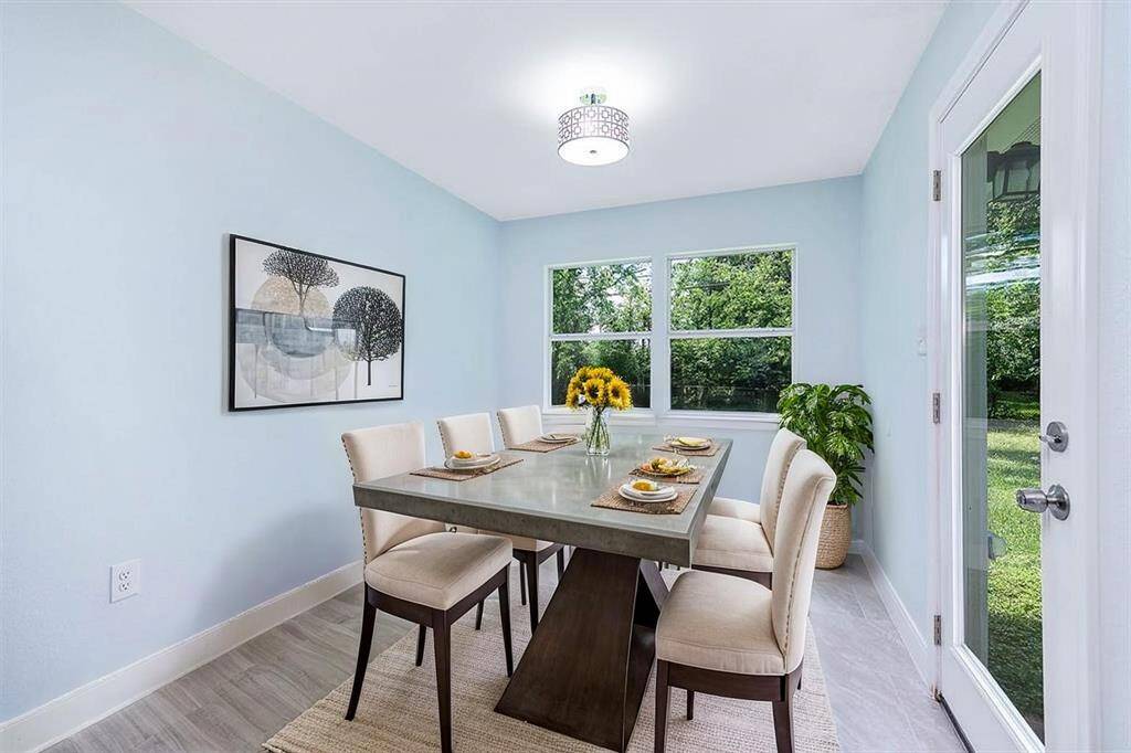 Virtaually Staged Dining Room