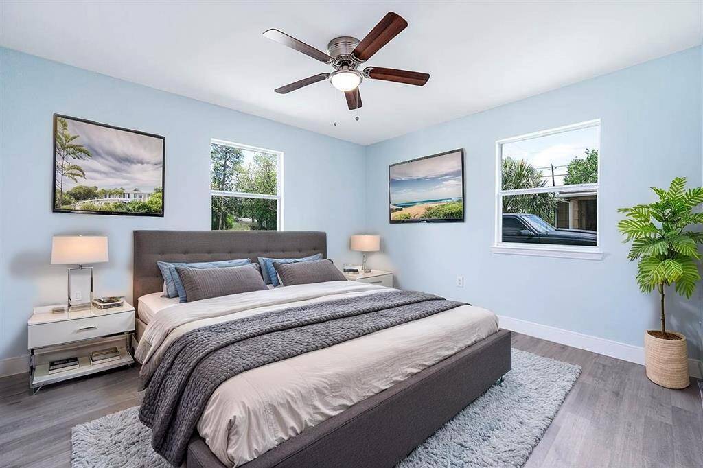 Virtually Staged Secondary Bedroom