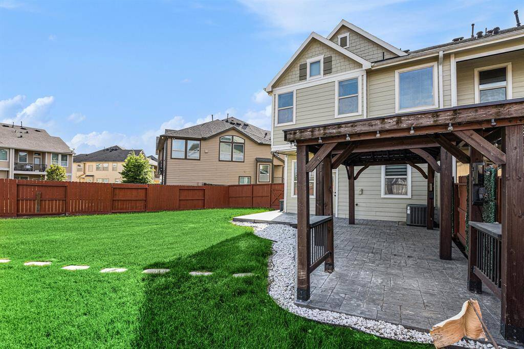 Large backyard