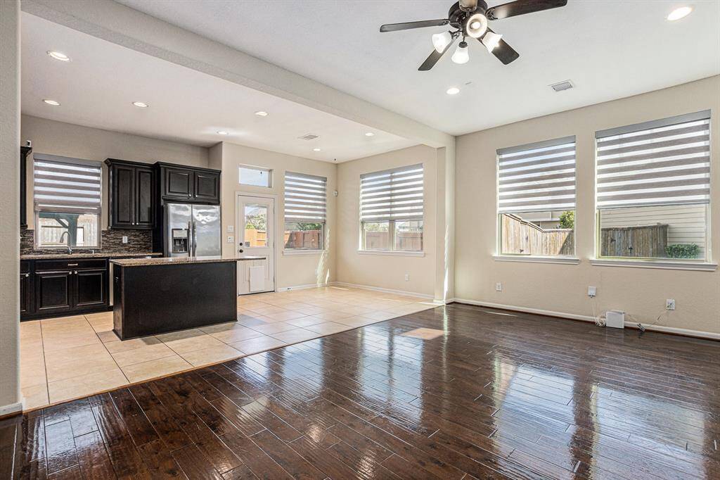 Open concept living space