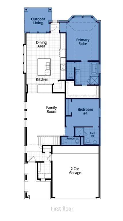 Everleigh Floor Plan - first floor