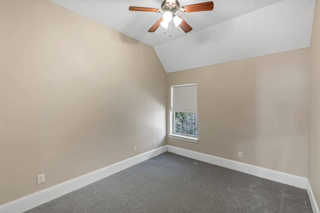 Secondary bedroom features NEW carpet.