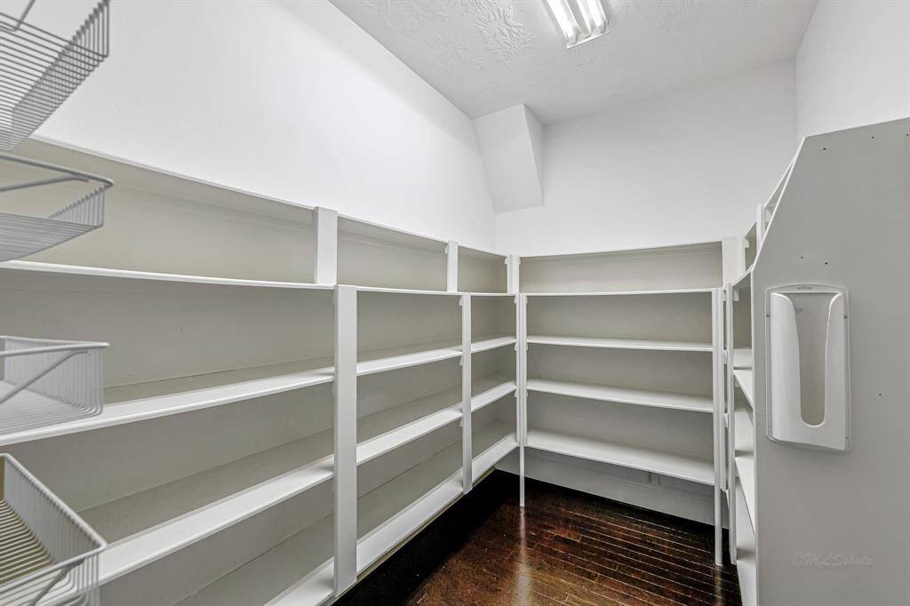 The walk-in pantry opposite the butlers pantry is enormous!!