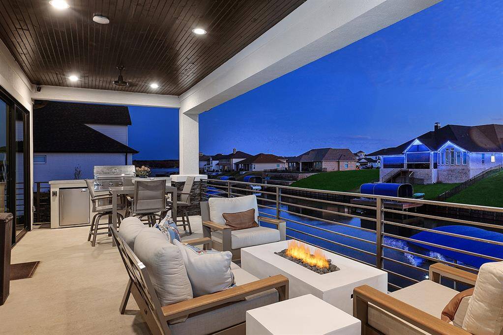 Enjoy sunrises and sunsets on the patio overlooking the canal.
