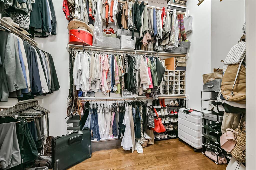 Large walk-in closet